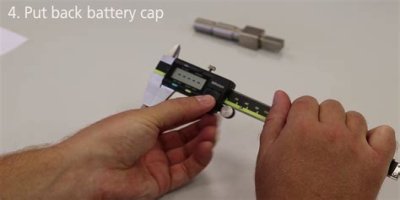 How to change battery mitutoyo caliper